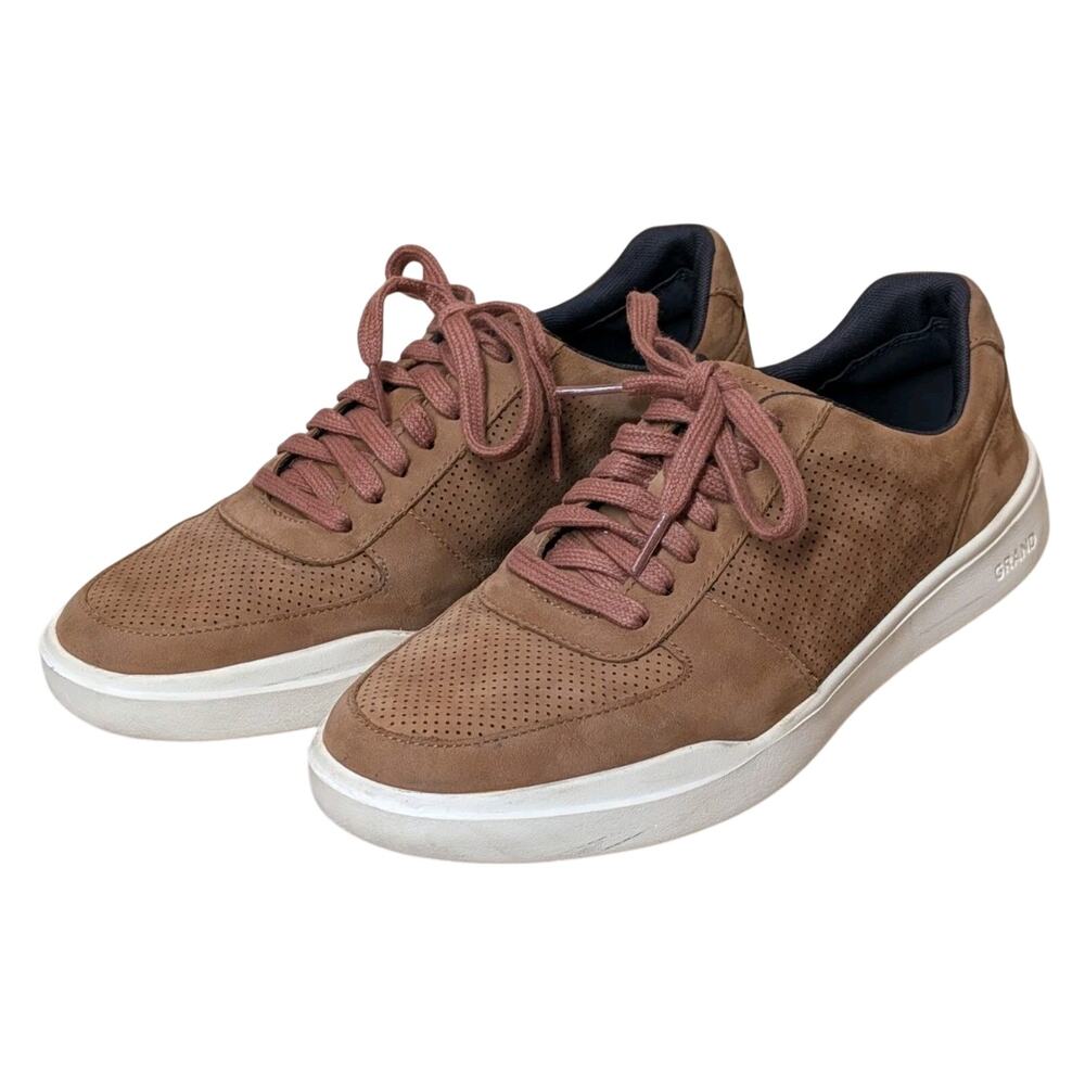 Cole Haan Grand Crosscourt Modern Tennis Sneaker Style C33980 Medium Brown Sz 8